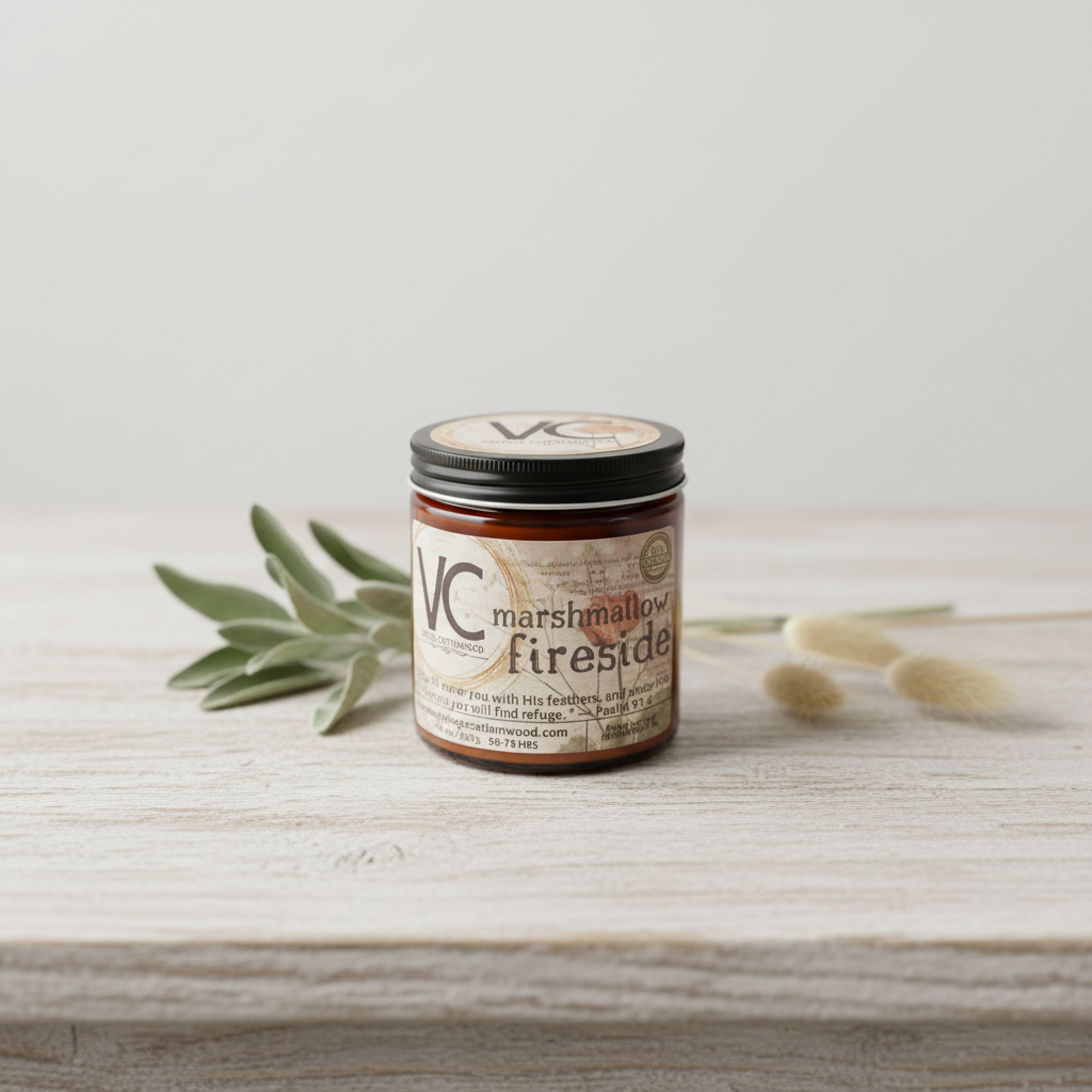 Marshmallow Fireside Candle