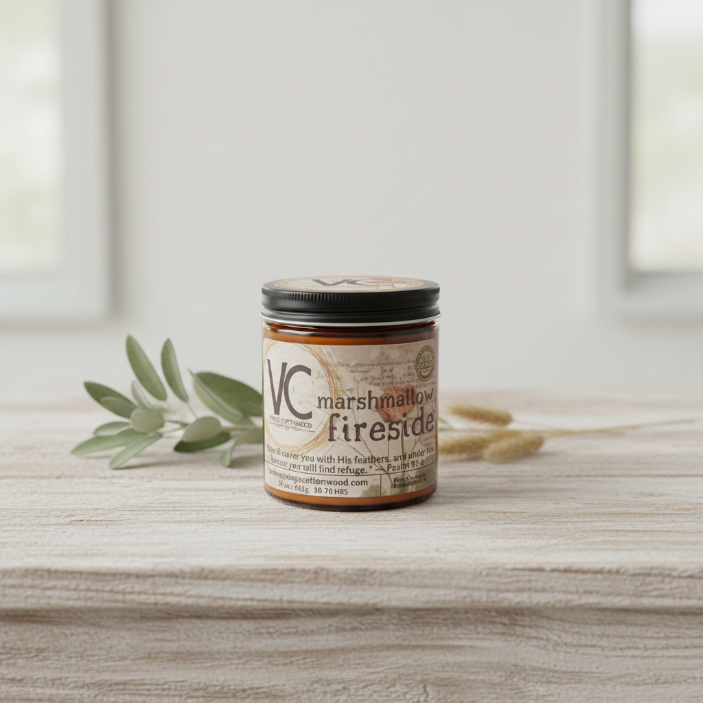 Marshmallow Fireside Candle