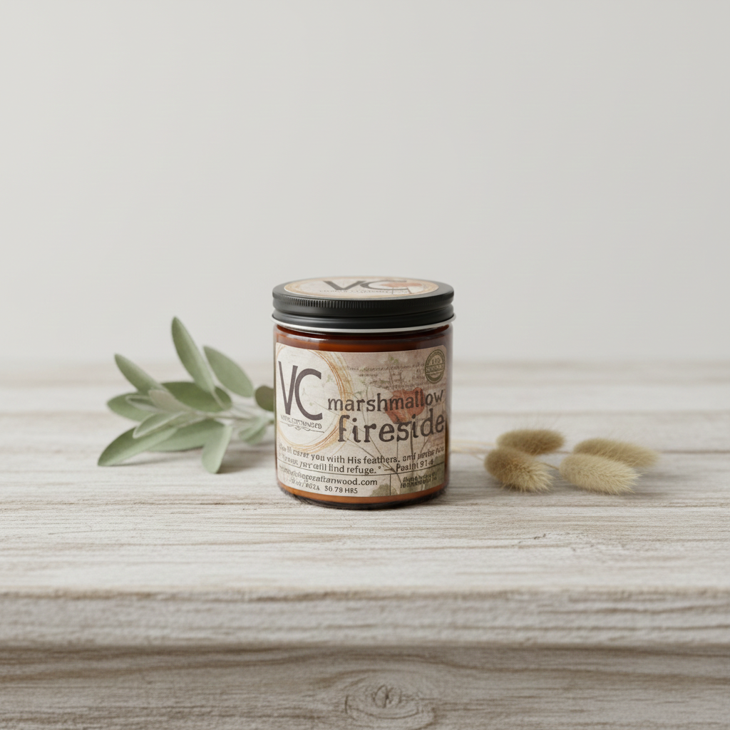 Marshmallow Fireside Candle