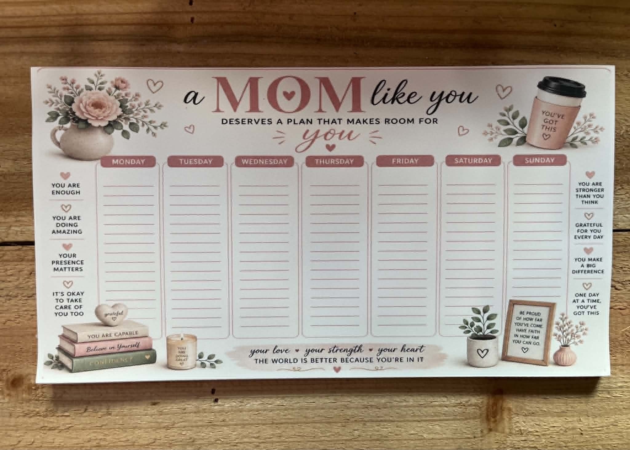 Mom Planner Notepad