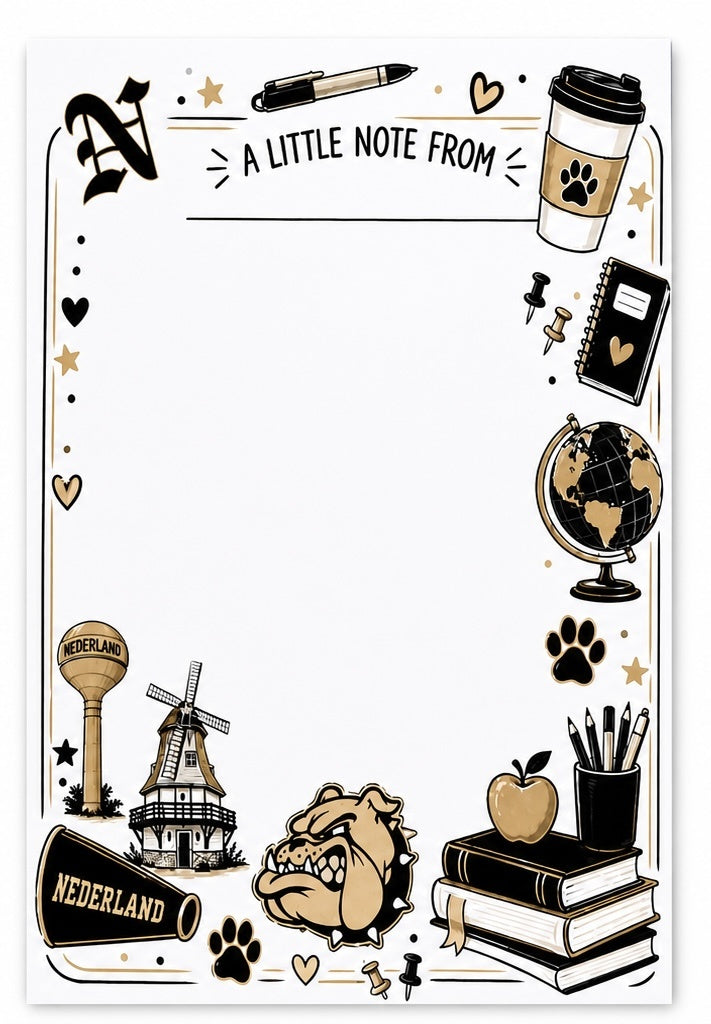 Nederland School Notepad