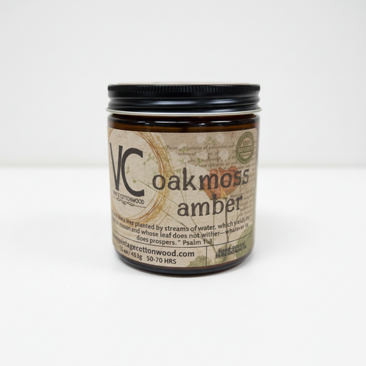 Oakmoss Amber Candle