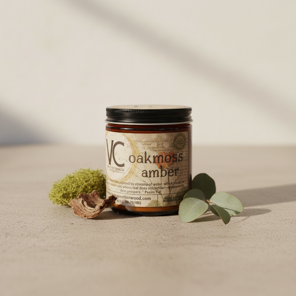 Oakmoss Amber Candle