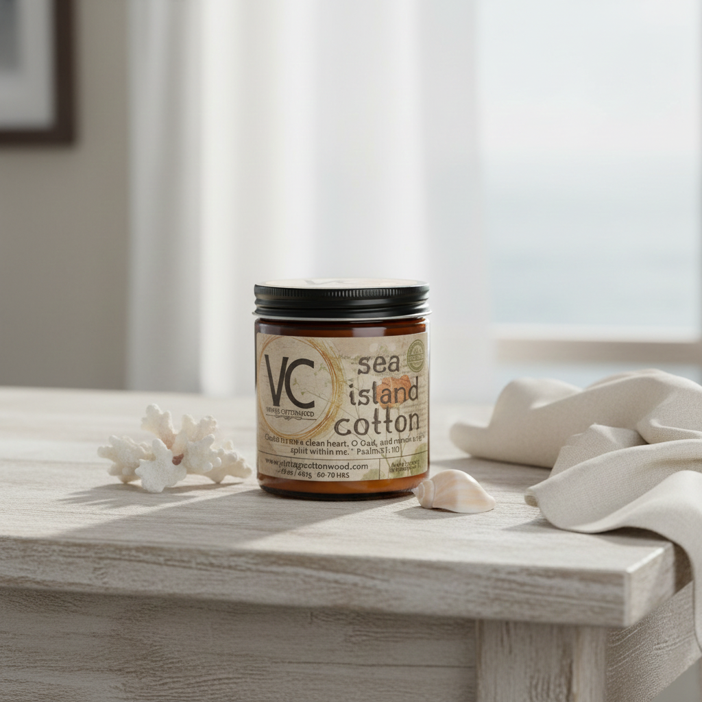 Sea Island Cotton Candle