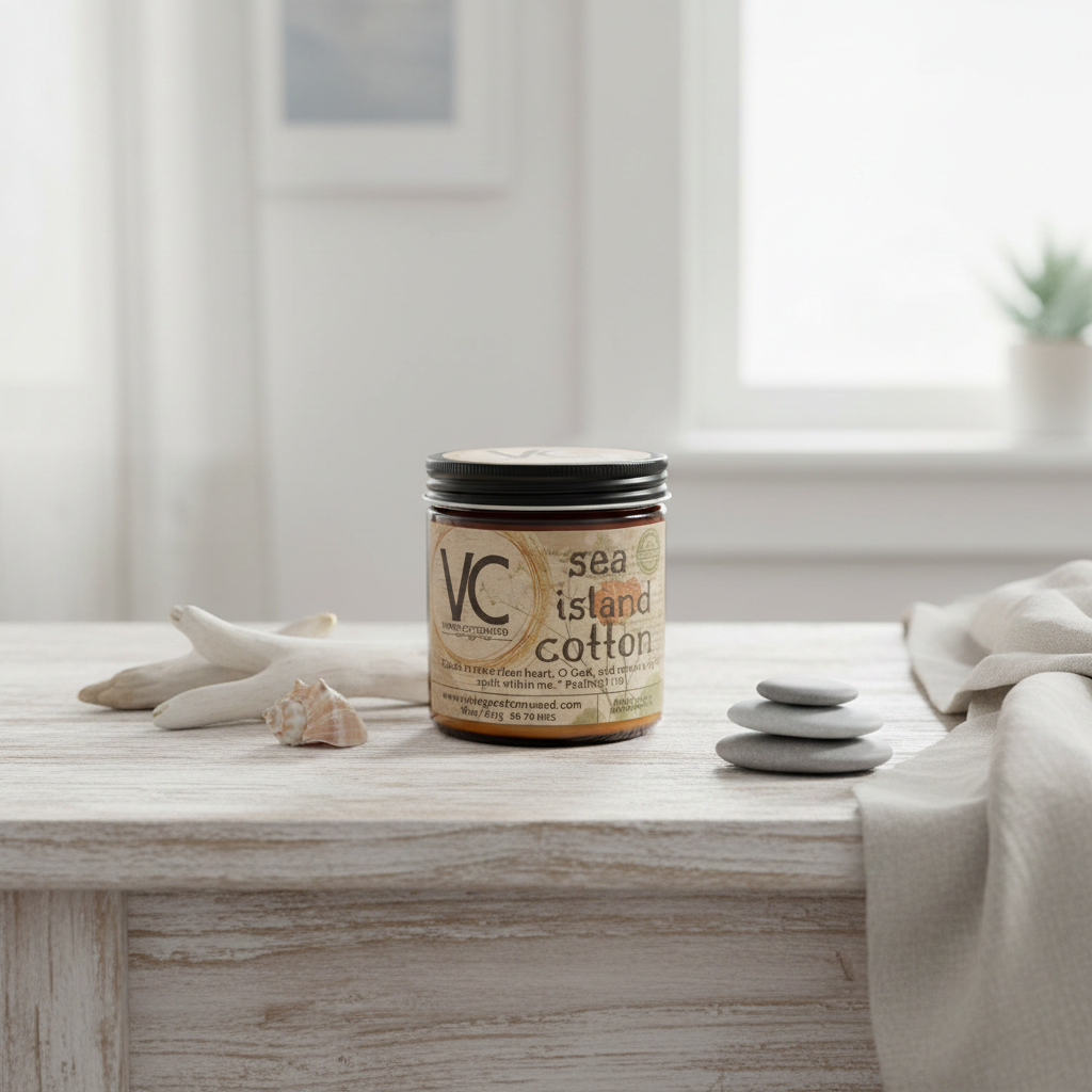 Sea Island Cotton Candle