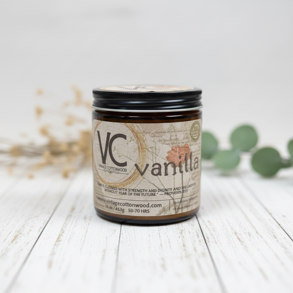 16 oz Vintage Cottonwood Hand-Poured Candles