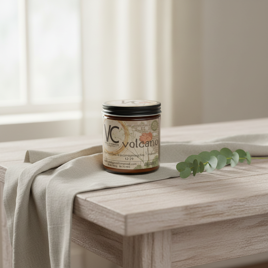 Volcano Candle